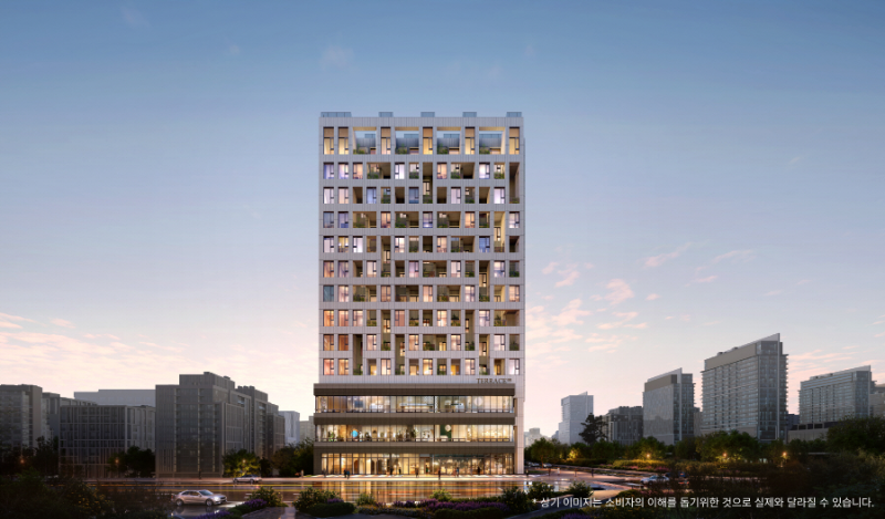 테라스99 동탄 투시도./디에이건설