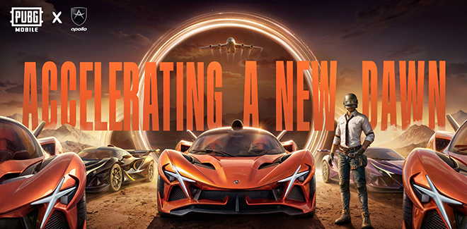 '배틀그라운드 모바일 × 아폴로 오토모빌' 컬레버레이션 관련 이미지. 자료 제공 : 크래프톤