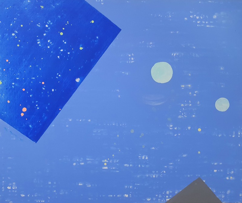 여행 2025, Acrylic & oil on linen, 60.6×72.7cm