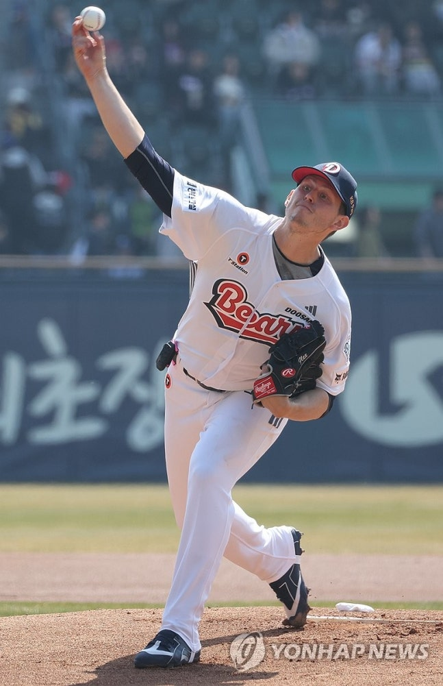 두산 선발 플렉센 / 사진=연합뉴스