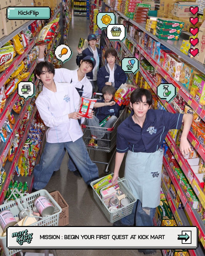 킥플립, 미니 4집 콘셉트 포토 속 우당탕 첫 아르바이트 도전기