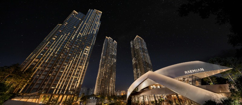 래미안 르네아르 대치(남측 UP VIEW)