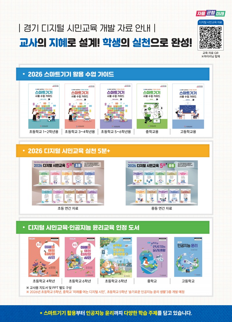 경기 디지털 시민교육 개발 자료 3종