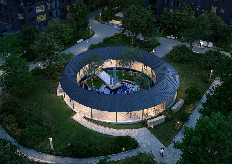 잠실 래미안 아이파크의 파크오아시스가 최고상인 디자인 오브 더 이어(Design of the Year) 수상