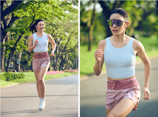 다이나핏 모델 육상 선수 ‘김지은’과 함께한 26SS 화보, ‘울트라핏 하이드레이션’, ‘스프린터 3.14 하프팬츠’ 착용