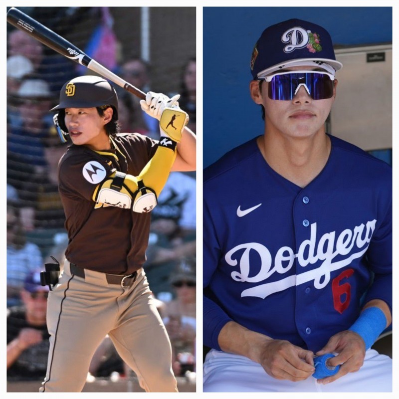 송성문(왼쪽)과 김혜성