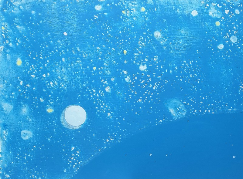 '마알간 얼굴로 너에게' 2025, Acrylic, 50 0×72.7cm