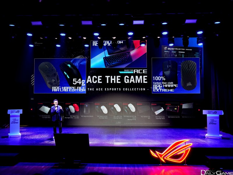 에이수스가 'ROG' 브랜드의 신제품을 소개하는 행사를 개최했다.