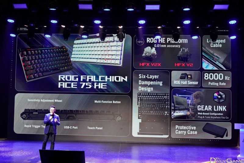 75% 배열에 빠른 입력 반응이 강점인 '펄션 에이스 75 HE' 키보드.