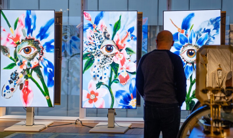 LG전자, 美 뉴욕 럭셔리 백화점 ‘쁘렝땅’서 올레드 TV 특별 전시