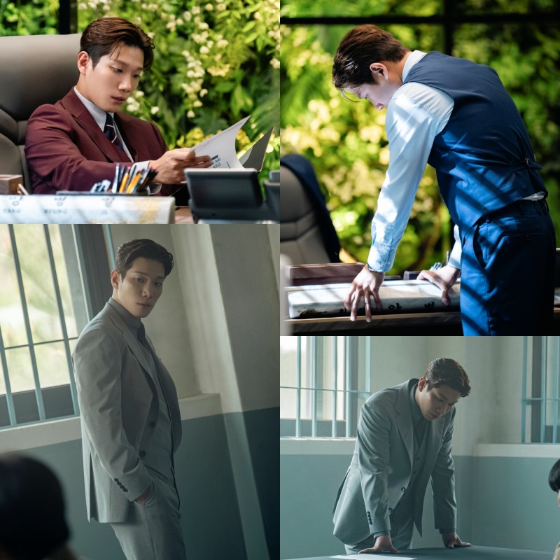 ‘신이랑 법률사무소’ 김경남, 흐트러짐 없는 비주얼 발산하는 촬영 현장 포착