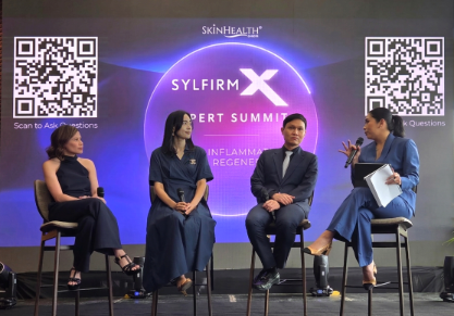 왼쪽부터 림촉 마이카 피부과 전문의(LIM CHOC LASER INSTITUTE), 민아림 대표원장(민앤민의원), 에드먼드 라우 미용의학 전문의(EC클리닉), 미셸 수파포 미용의학 전문의(Ysera Aesthetics Center)/사진=비올메디컬