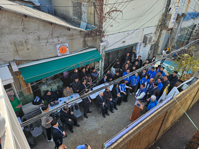 사진=더불어민주당 김정태 전 서울시의회 도시계획관리위원장이 영등포구청장 출마를 공식 선언했다.