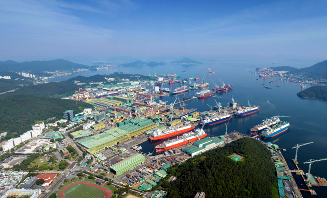 삼성중공업 거제조선소 전경. 사진= 삼성중공업