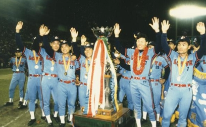 1992년 롯데 우승 모습