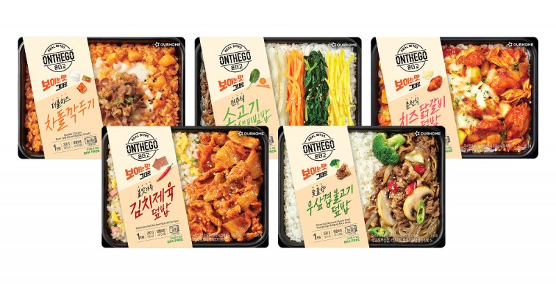 아워홈 온더고 판매량 Top5 제품