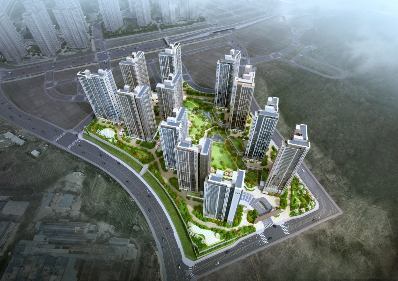 아산탕정자이 조감도