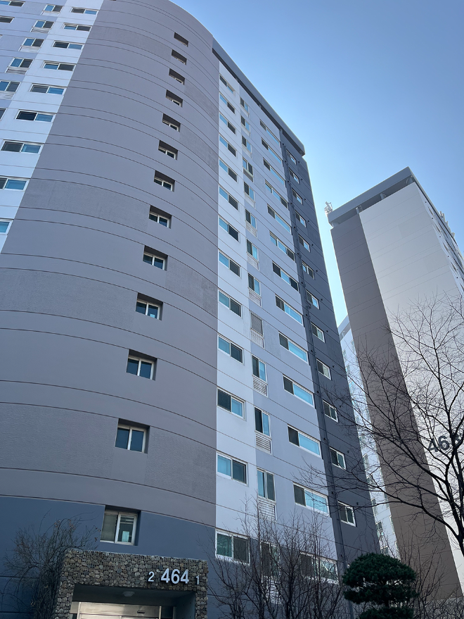 듀러블 페인트 적용 아파트