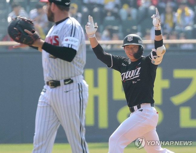 kt 이강민, 신인의 한방 / 사진=연합뉴스