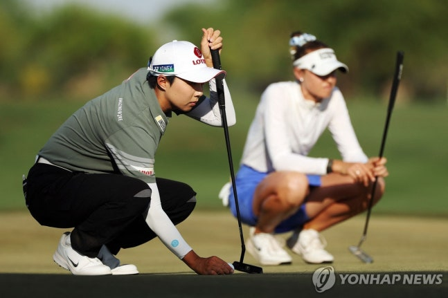 김효주(왼쪽)와 코르다 / 사진=연합뉴스