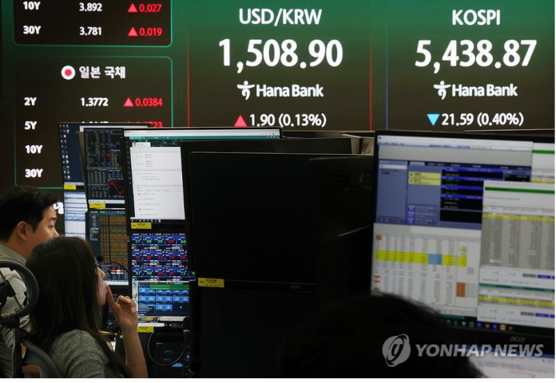 개인투자자들이 이란전 발발이후 30조원 넘게 순매수하며 지수를 견인하고 있지만 코스피지수는 전쟁이후 12.5% 하락하며 주요국가중 하락율 1위를 기록하고 있다. 사진=연합뉴스