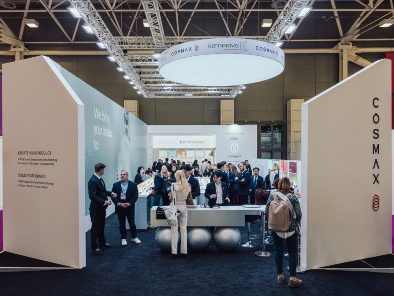 코스맥스 2026 코스모프로프 볼로냐 부스 사진