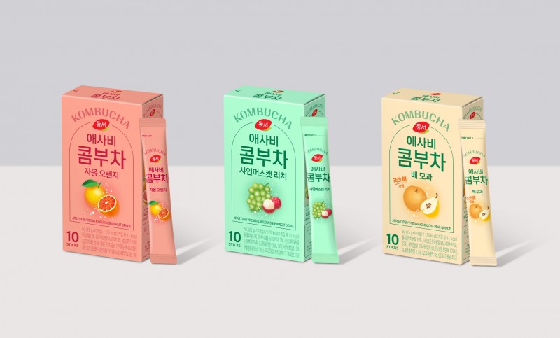 동서식품 ‘동서 애사비 콤부차’ 3종
