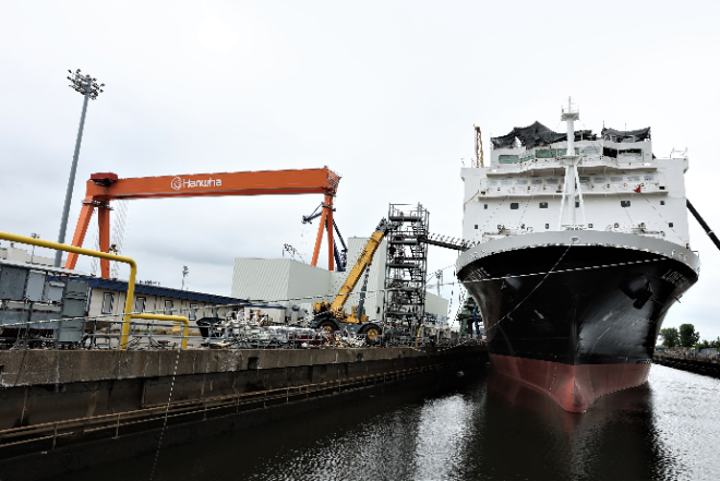 한화필리조선소 전경. 사진= 한화그룹