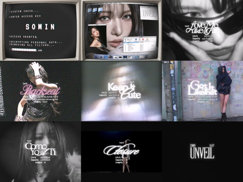 카드 전소민, 첫 EP ‘UNVEIL’ 하이라이트 메들리 공개…팬송 포함 총 7곡 수록