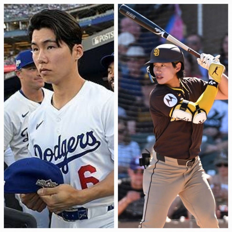 김혜성(왼쪽)과 송성문