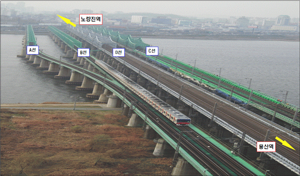 한강철교 전경사진./국가철도공단