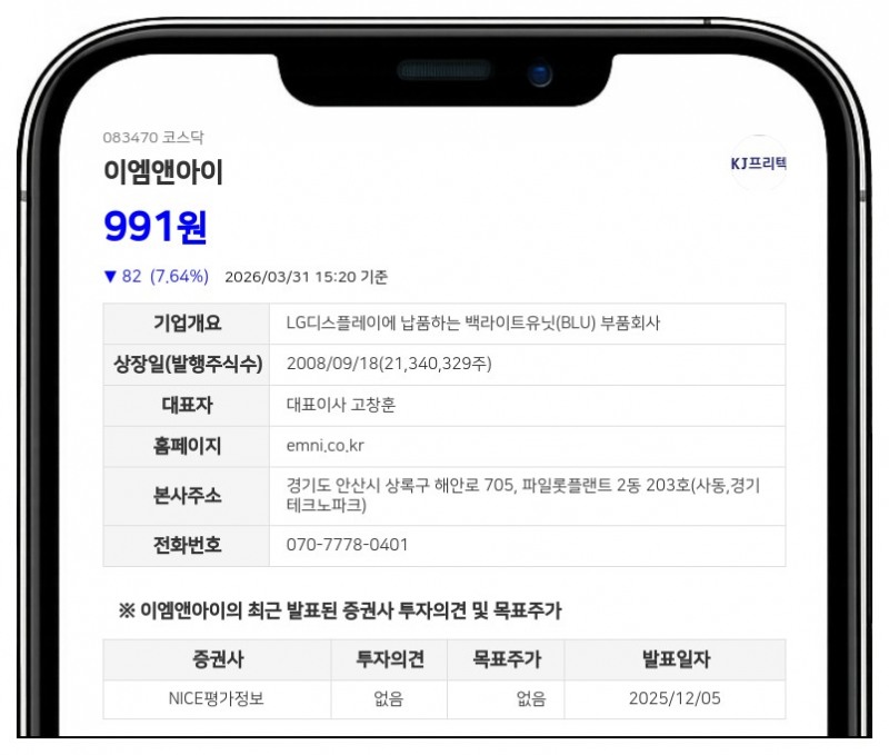 이엠앤아이 주주총회서 주식병합 안건 부결... 기존 결정 전격 철회