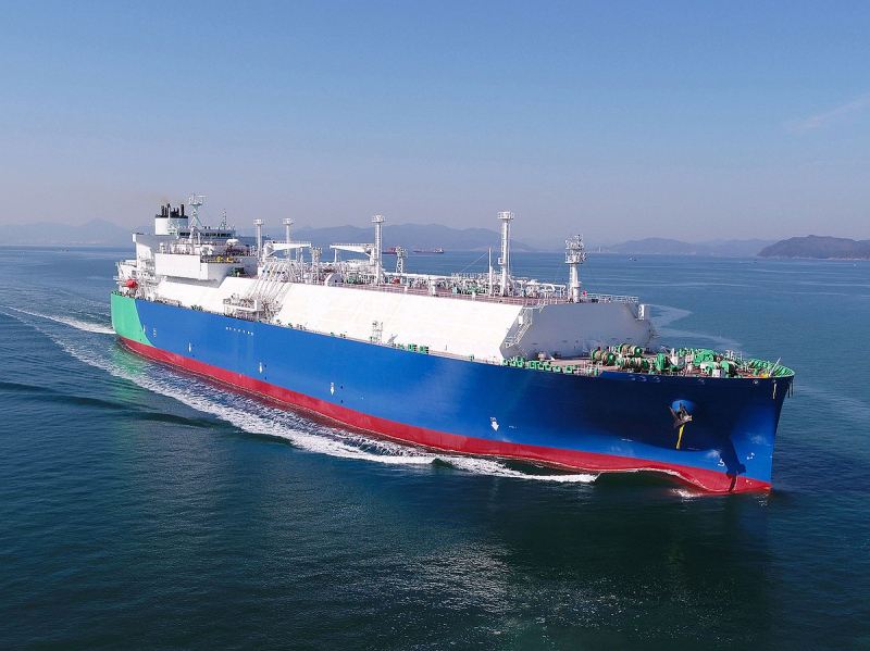 삼성중공업의 LNG 운반선. /사진=삼성중공업