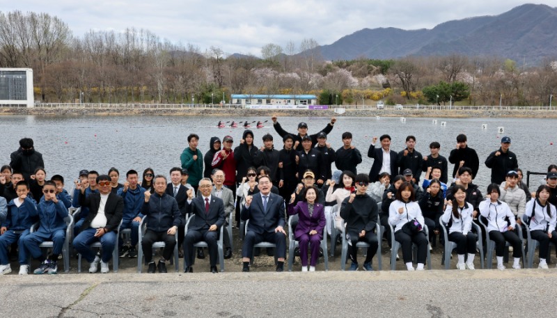 서울올림픽기념 제17회 전국 카누경기대회 개막식 단체사진