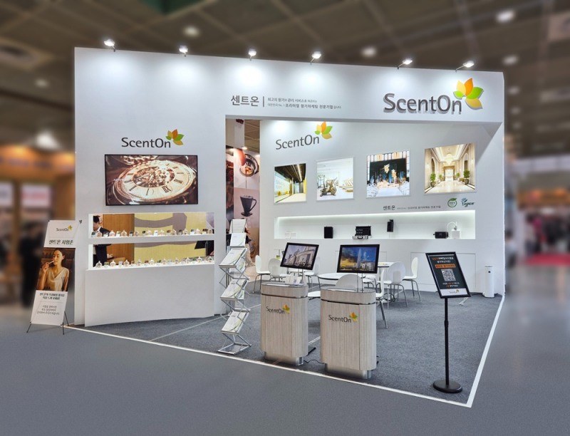 센트온,서울 코엑스 '2026 IFS 프랜차이즈 창업 박람회'참가, AI 기반 향기 솔루션을 선보인다. (사진 제공=센트온)