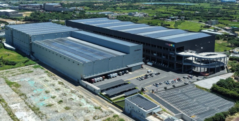 타오위안에 위치한 쿠팡 대만의 네 번째 스마트 물류센터