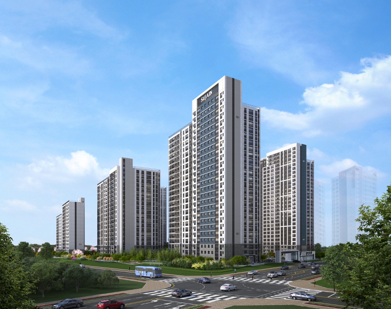 풍무역세권 수자인 그라센트 2차 투시도./BS한양