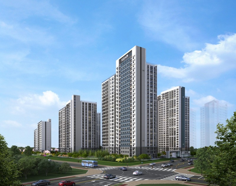 투시도 풍무역세권 수자인 그라센트 2차