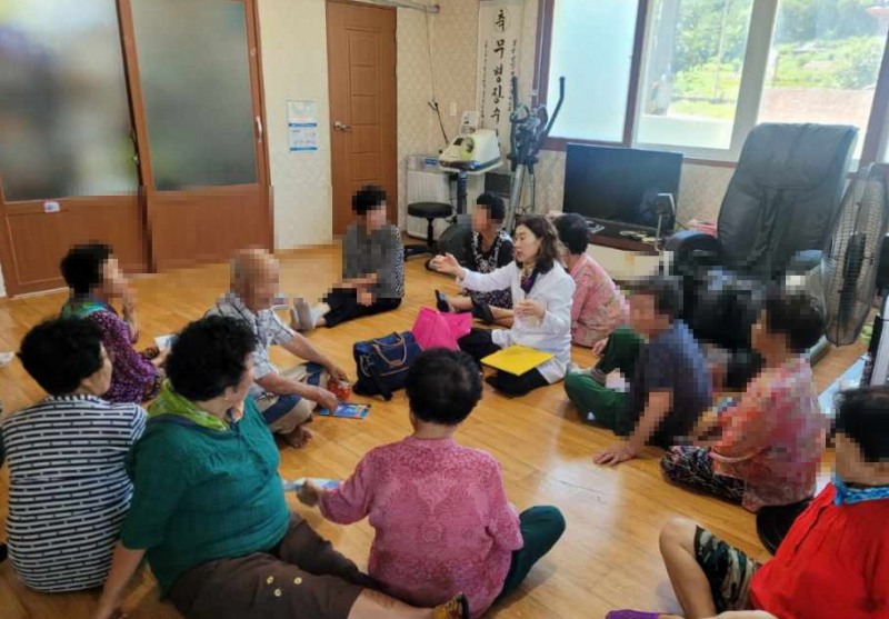 취약계층 방문형 건강관리 (사진제공=고흥군)