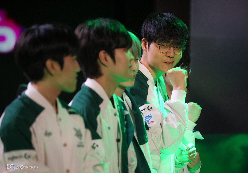 BNK전 16연패 탈출 '테디' 박진성, "게임 방향성 잘 잡았기 때문"