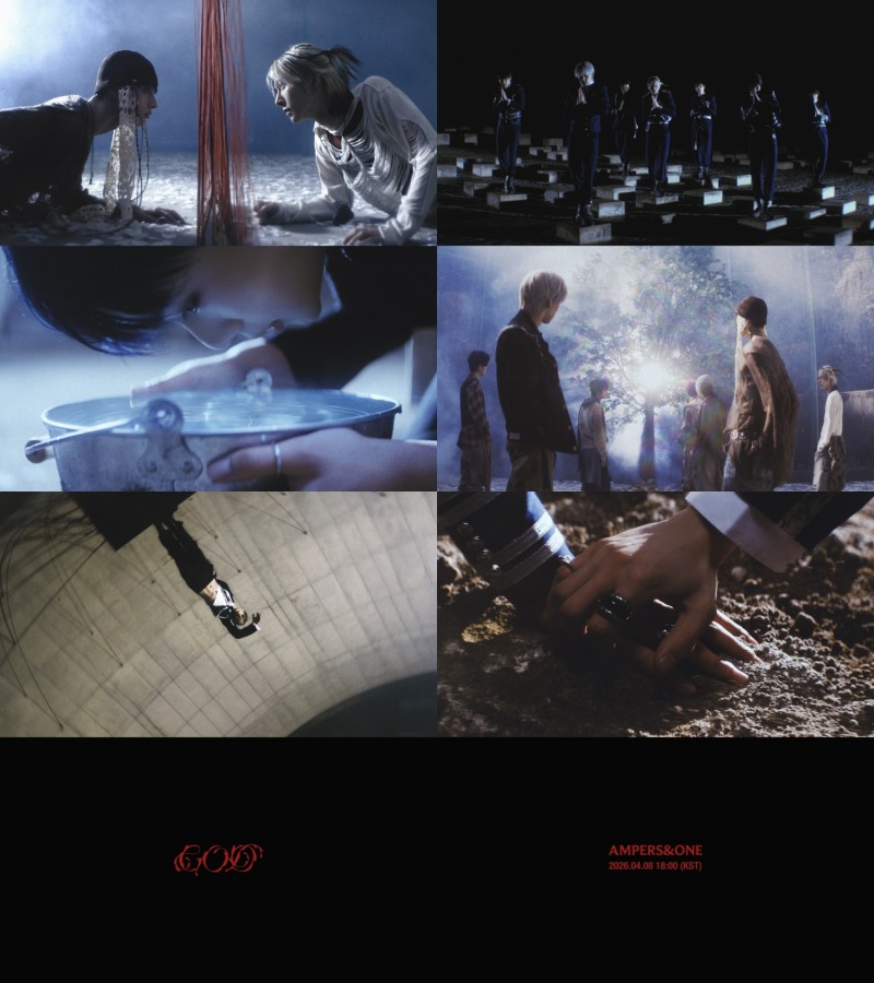 앰퍼샌드원, 미니 4집 타이틀곡 ‘GOD’ 뮤비 티저 공개…영화 같은 몰입감