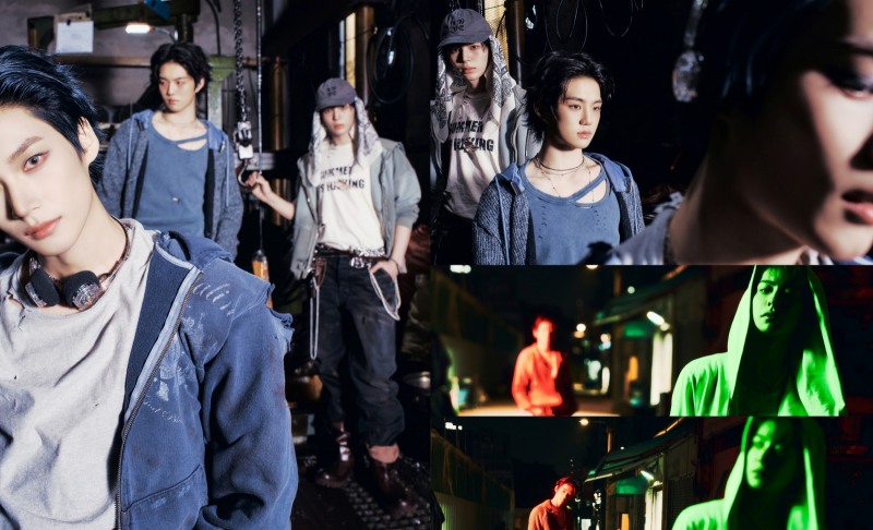 이븐, 첫 싱글 ‘뱉어 (Backtalk)’ 콘셉트 포토 유닛‧단체 버전 공개…완전체 카리스마 무드