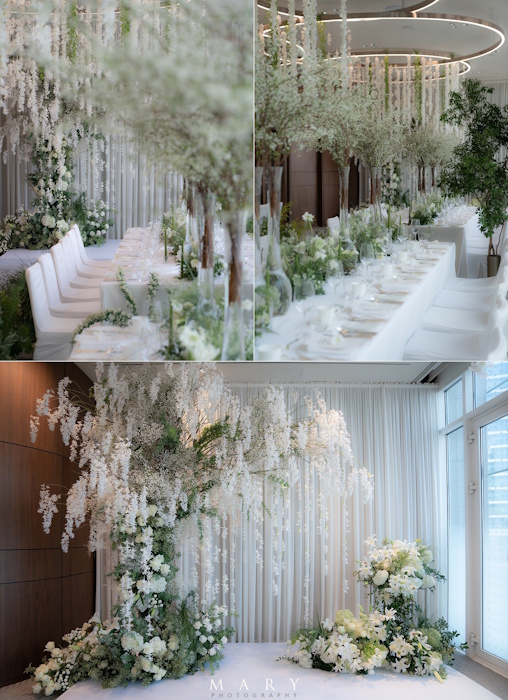 꽃장식 대신 ‘서사’를 짓다…하이엔드 신부들이 주목하는 ‘웨딩 시노그래피’