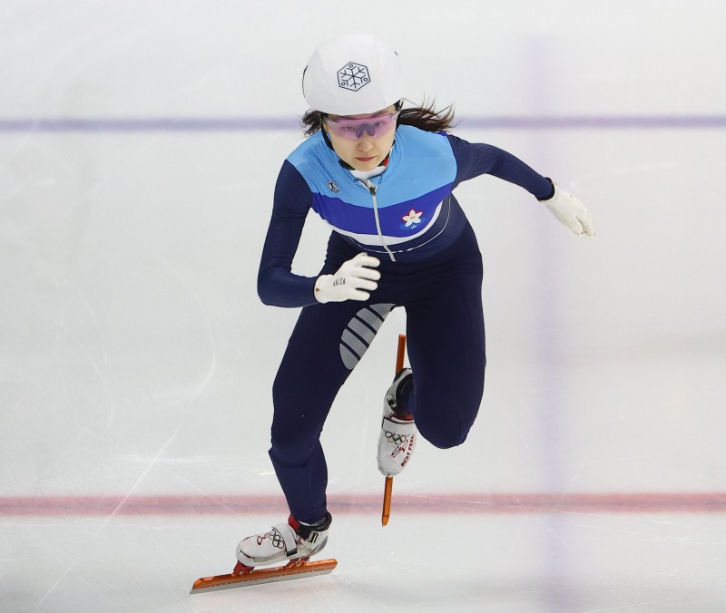 최민정의 힘찬 스타트. / 사진=연합뉴스