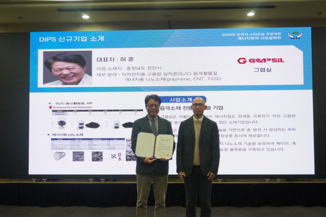 그랩실, 중기부 ‘초격차 스타트업 1000+’ 선정...에너지 혁신 선도