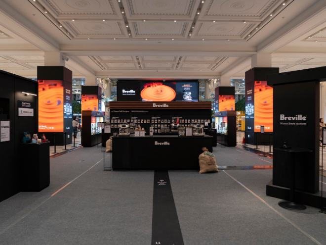 브레빌, ‘홈 바리스타 경험’ 전면에...신세계 강남 팝업 통해 소비자 체험 강화