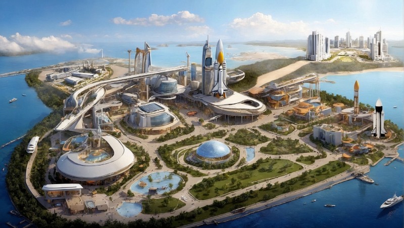 우주여행 클러스터 조감도 (사진제공=고흥군)