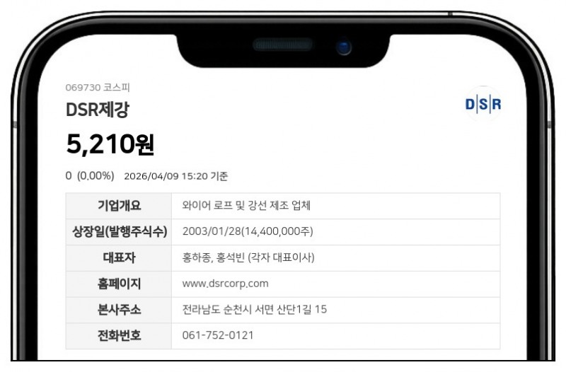 DSR제강, 최대주주 홍하종 일가 장내매수 8,680주…지분 0.06%p 확대
