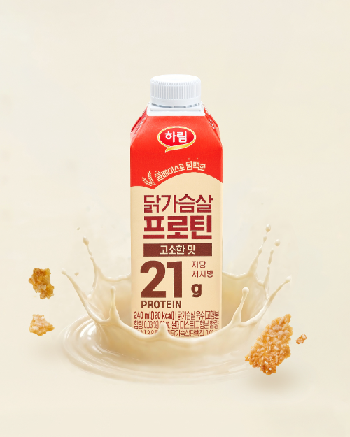 하림, 단백질 음료 ‘닭가슴살 프로틴 고소한 맛’ 신제품 출시