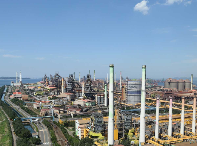 포스코 포항제철소 전경. 사진= 포스코